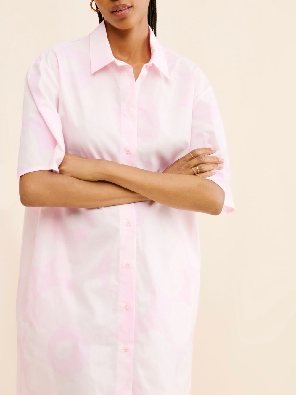 Monolitti Unikko Cotton Shirt Dress